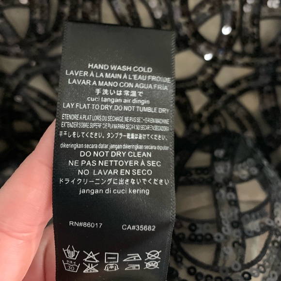 Bebe Organza Sequin Dress - Picture 8 of 8